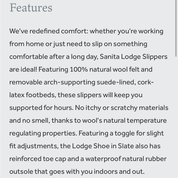 Lodge Shoe Unisex in Slate - Picture 14 of 14